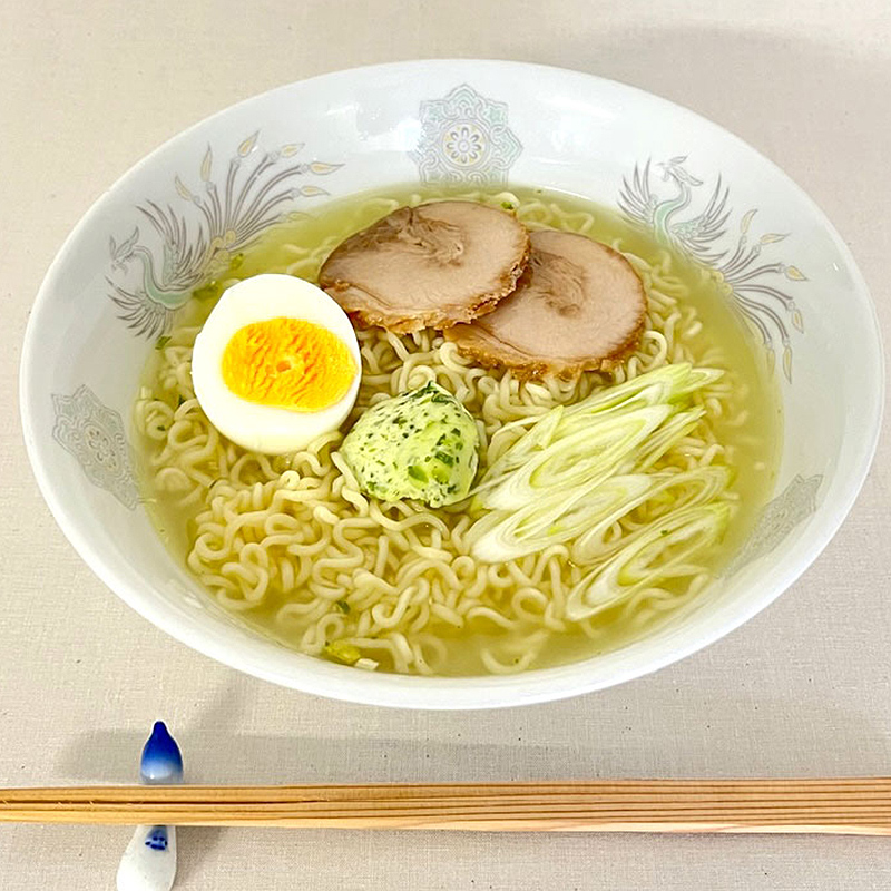 青菜バター　ラーメン